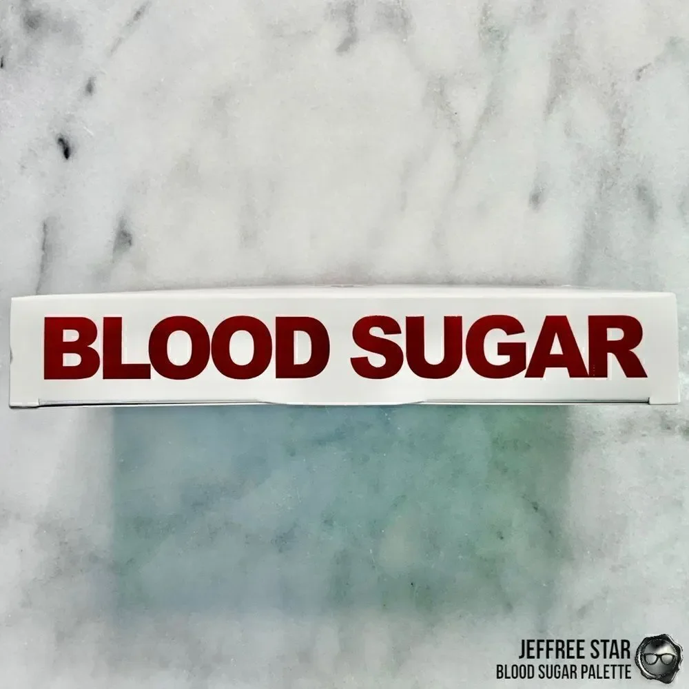 JEFFREE STAR BLOOD SUGAR PALETTE ARTISTRY EYESHADOW PRESSED PIGMENT 18 SHADE NWT
